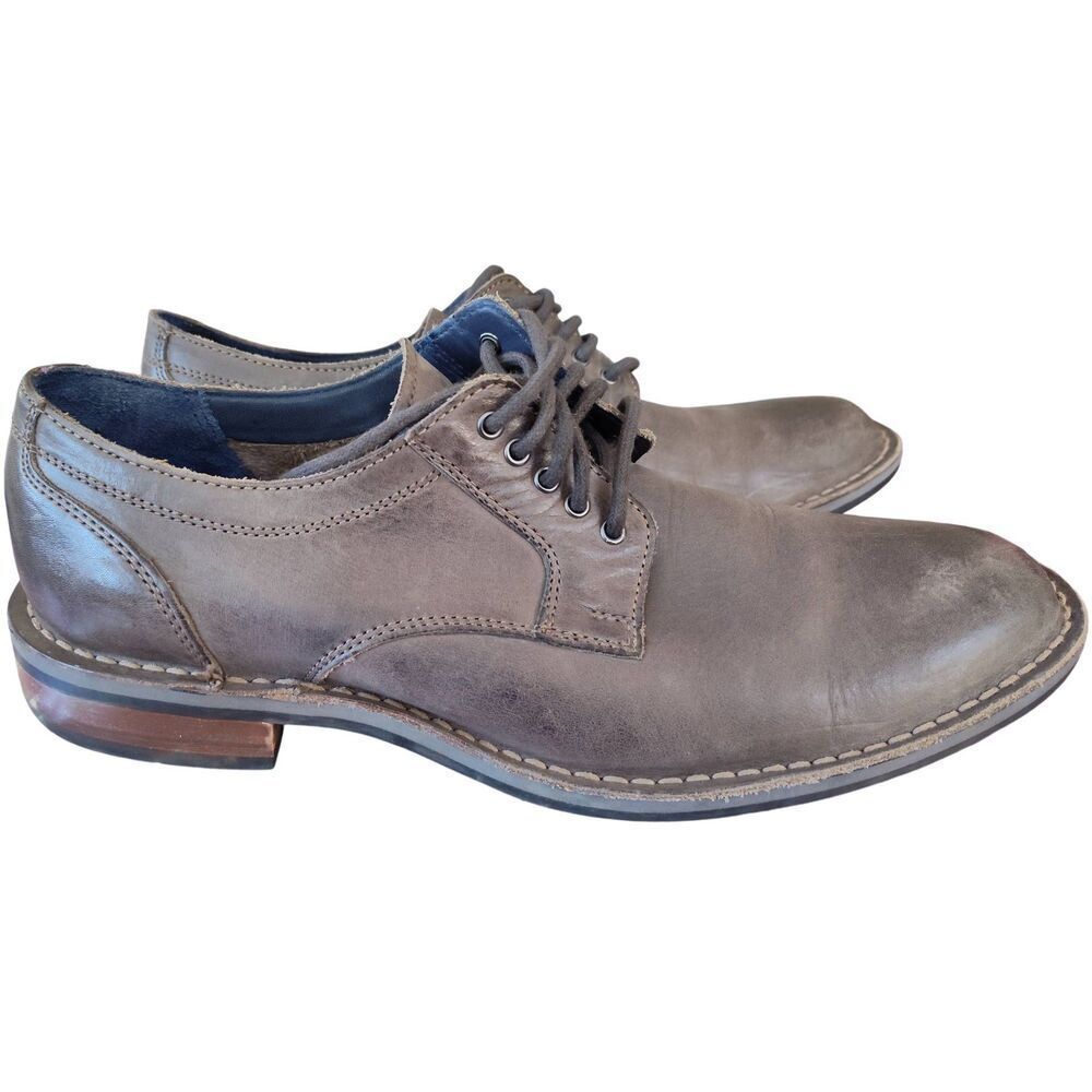 COLE HAAN 11652 COLABORATION SOLE BROWN LEATHER LACE UP MENS 7.5 NWOT